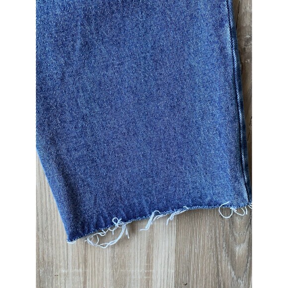 Cotton On Jeans Women’s Sz6 High Waisted 90s Blue Denim Pants Distressed Stretch - Picture 8 of 15